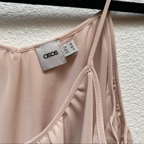 ASOS Cold Shoulder Tank Size 6, sheer - Picture 3 of 4